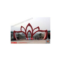 华阳雕塑 重庆艺术大门 重庆校园大门 工业园区大门图片