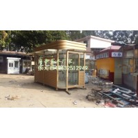 深圳钢结构岗亭厂家 钢结构轻工房屋 钢结构岗亭 形象岗亭图片