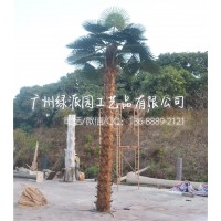 餐厅装饰仿真棕榈树/人造玻璃钢棕榈树 商业街造景专用假棕榈树图片