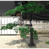 办公楼装饰仿真大型绿松树 别墅大厅人造松树 田园风松树图片
