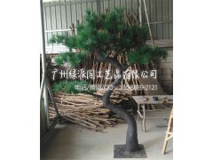娱乐会所装饰人造景观松树罗汉松树 店铺摆设假松针树仿真松树