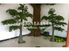 小区园林广场大型仿真松树 假长青树 易打理 人造松树迎客树