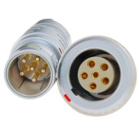 长方捷连接器 6芯电子仪器仪表测试线束 电源信号线图片