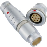 长方捷连接器 7芯圆型推拉自锁插头插座 电子仪器仪表测试线束图片