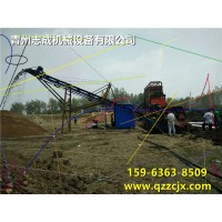 筛分水洗石粉沙设备.麻骨砂水洗轮式洗砂机械图片