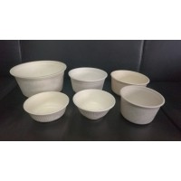 稻壳豆壳锯末秸秆生态全降解餐具及包装制品生产流水线图片