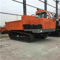 带液压推铲的履带运输车 清淤四驱履带车图片