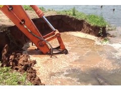 新型搅笼式挖机液压泥浆泵，淤泥泵，污泥泵厂家直销图片