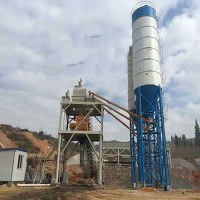 HZS90工程混凝土搅拌站 工程建筑搅拌站图片