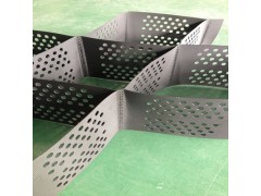 河渠河道治理护岸蜂巢约束系统 黑色植草护坡绿化蜂巢格室
