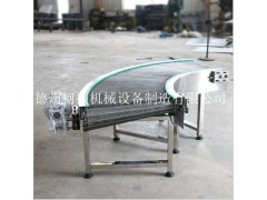 批量供应不锈钢网带输送机 小型食品转弯衔接机图片