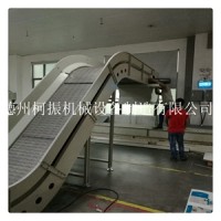 批量供应不锈钢链板提升机 重载废纸打包上料输送机图片