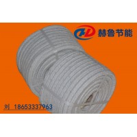 陶瓷纤维盘根,硅酸铝纤维盘根,高温炉门密封盘根图片