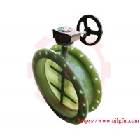 蜗轮玻璃钢蝶阀图片