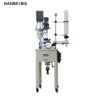 实验室仪器设备10L--200L框架式单层玻璃反应釜图片