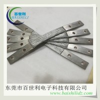 铜编织带软连接，电力设备镀锡铜编织带软连接图片