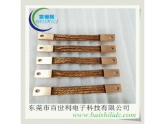 TJR紫铜绞线软连接，裸铜/镀锡绝缘铜绞线软连接