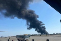 三亚凤凰机场出现浓烟，起火了?消防：未造成人员伤亡，火势已被控制